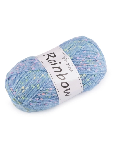 Pletací příze mohérová Rainbow 100 g - 1 ks | Mimib