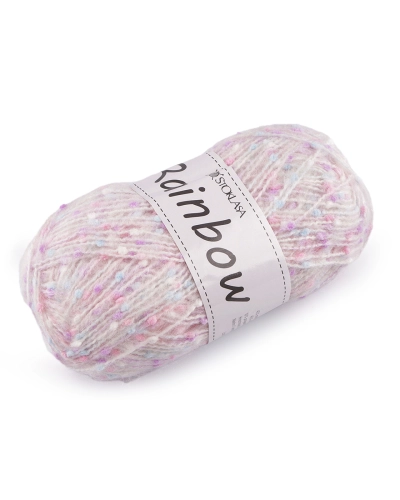 Pletací příze mohérová Rainbow 100 g - 1 ks | Mimib