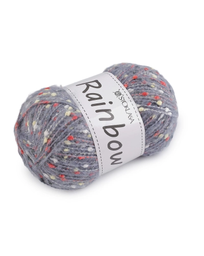 Pletací příze mohérová Rainbow 100 g - 1 ks | Mimib