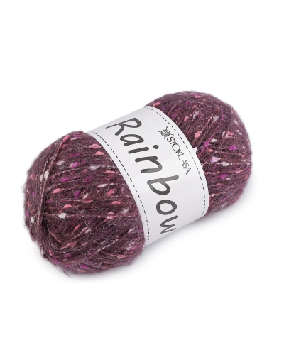 Pletací příze mohérová Rainbow 100 g - 1 ks | Mimib