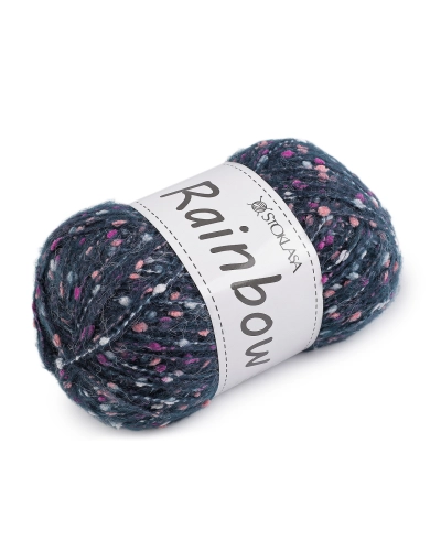 Pletací příze mohérová Rainbow 100 g - 1 ks | Mimib