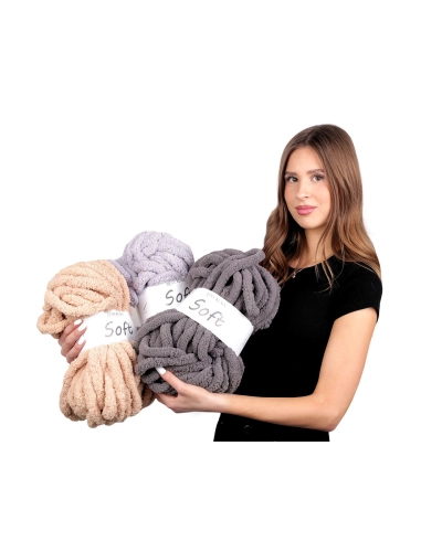 Pletací příze žinylková Soft 250 g - 1 ks | Mimib