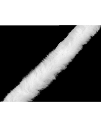 Všívací oděvní / dekorační kožešina kulatá šíře 1,5 cm - 1 m | Mimib