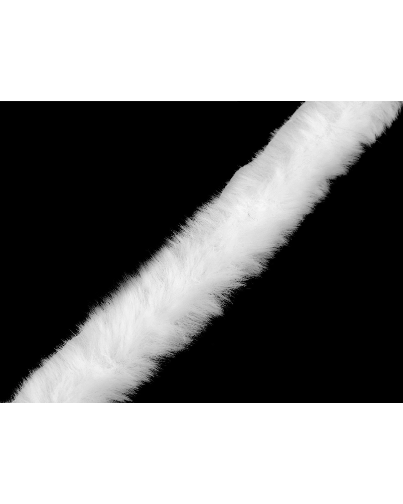 Všívací oděvní / dekorační kožešina kulatá šíře 1,5 cm - 1 m | Mimib