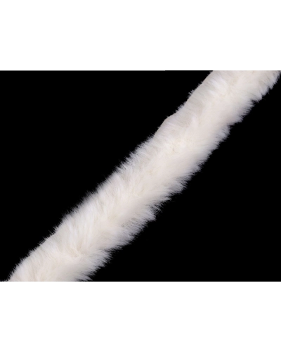 Všívací oděvní / dekorační kožešina kulatá šíře 1,5 cm - 1 m | Mimib