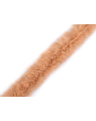 Všívací oděvní / dekorační kožešina kulatá šíře 1,5 cm - 1 m | Mimib