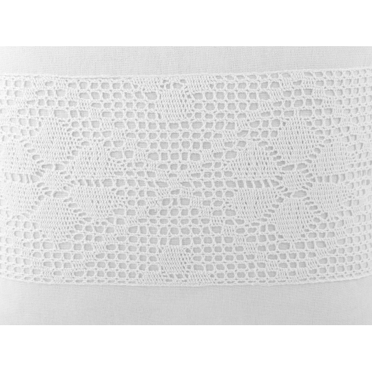 Povlak na polštář s paličkovanou krajkou 45x45 cm - 2 ks | Mimib