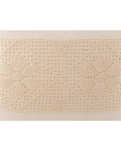 Povlak na polštář s paličkovanou krajkou 45x45 cm - 2 ks | Mimib
