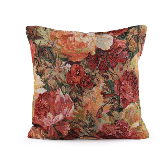 Gobelínový povlak na polštář květy 45x45 cm - 1 ks | Mimib