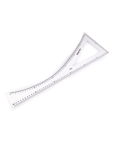 Krejčovský příložník / pravítko délka 60 cm - 1 ks | Mimib