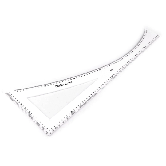 Krejčovský příložník / pravítko délka 60 cm - 1 ks | Mimib