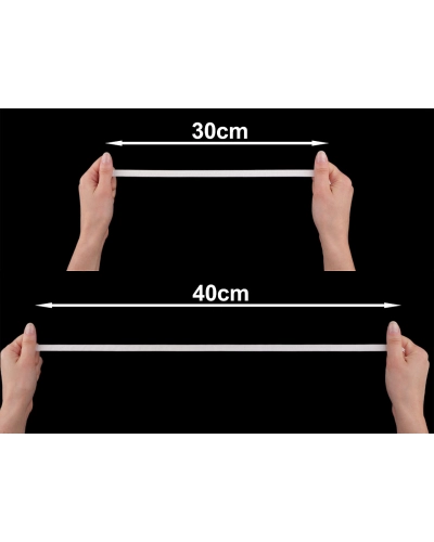 Guma s rypsovým vzorom / ramienková šírka 10 mm - 90 m | Mimib