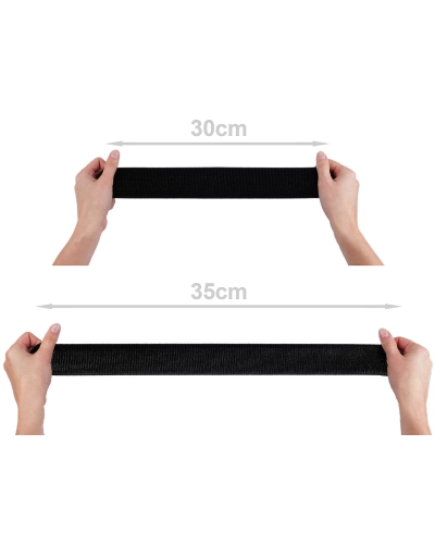 Suchý zips plyš šírka 50 mm elastický - 1 m | Mimib