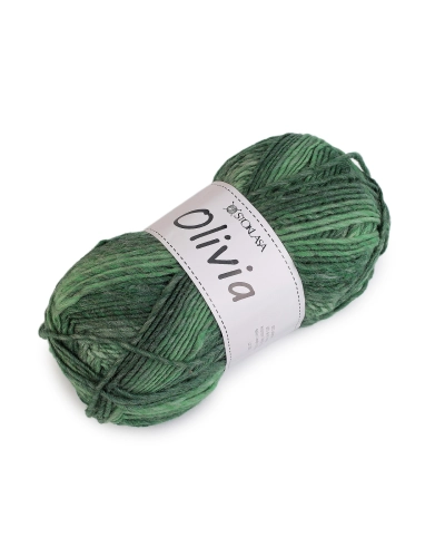 Pletacia priadza Olivia melírovaná 100 g - 1 ks | Mimib