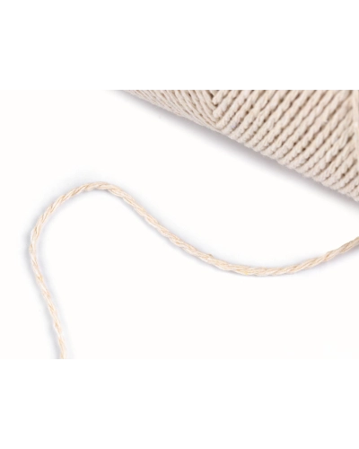 Bavlněná příze macrame Neli Ø2 mm 240 g rozčesávací - 1 ks | Mimib