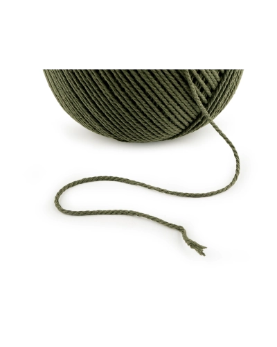 Bavlněná příze macrame Ø2 mm rozčesávací - 1 ks | Mimib