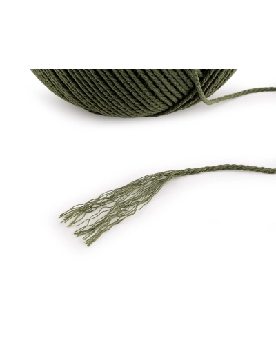 Bavlněná příze macrame Ø2 mm rozčesávací - 1 ks | Mimib