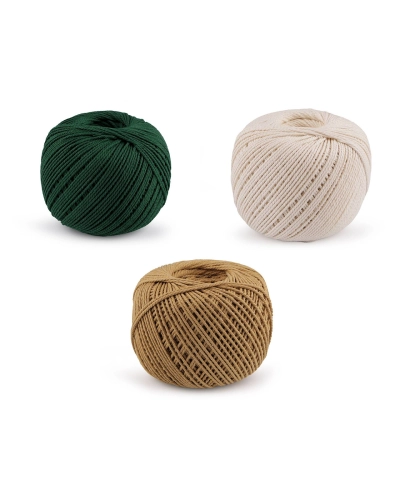 Bavlněná příze macrame Ø2 mm rozčesávací - 1 ks | Mimib