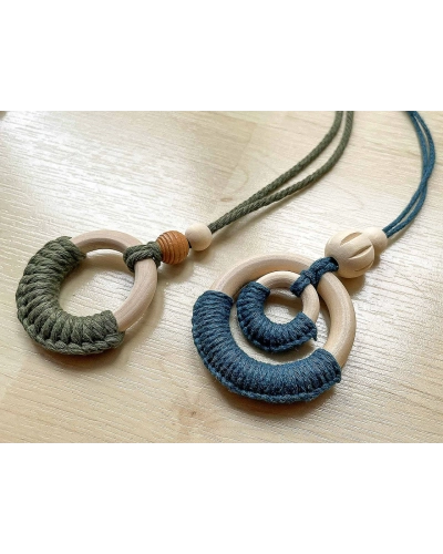 Bavlněná pletací příze macrame Naty Ø3 mm rozčesávací - 1 ks | Mimib