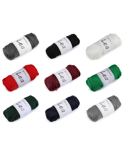 Pletací a háčkovací příze macrame Lea Ø3 mm 90 g - 1 ks | Mimib