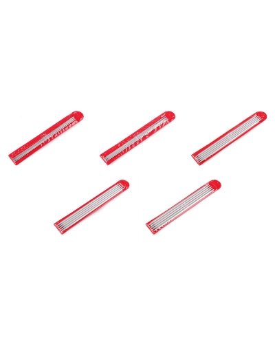 Ponožkové jehlice hliníkové č. 2, 2,5, 3, 3,5, 4, 4,5, 5 - 1 sada | Mimib