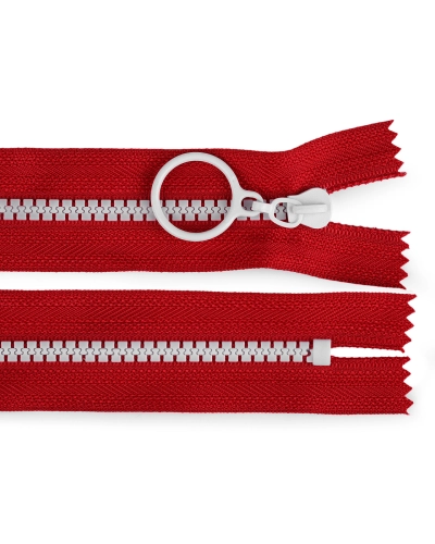 Kostěný zip barevný No 5 délka 15 cm s ozdobným jezdcem - 1 ks | Mimib