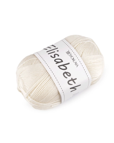 Pletací vlněná příze Elisabeth 100 g - 1 ks | Mimib