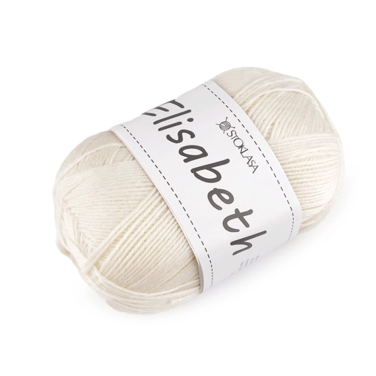 Pletací vlněná příze Elisabeth 100 g - 1 ks | Mimib