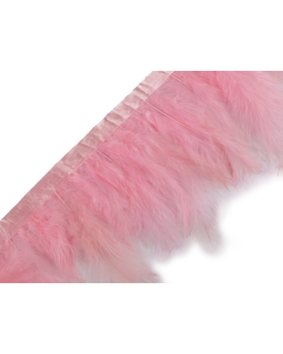 Prýmek - krocaní peří šíře 9-12 cm - 2 m | Mimib
