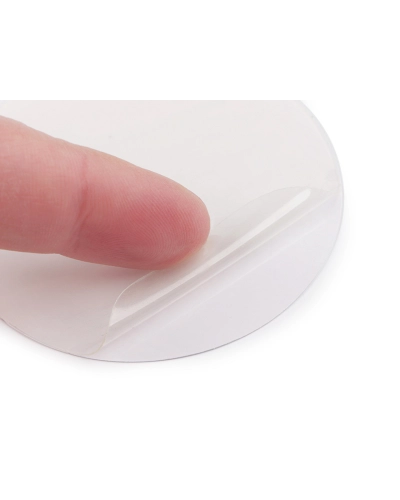 Samolepicí záplata transparetní Ø6 cm rychloopravná - 1 ks | Mimib