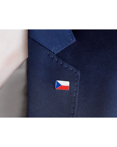 Brož / odznak mini vlajka Česká republika - 1 ks | Mimib