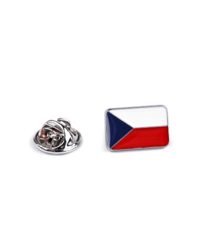 Brož / odznak mini vlajka Česká republika - 1 ks | Mimib