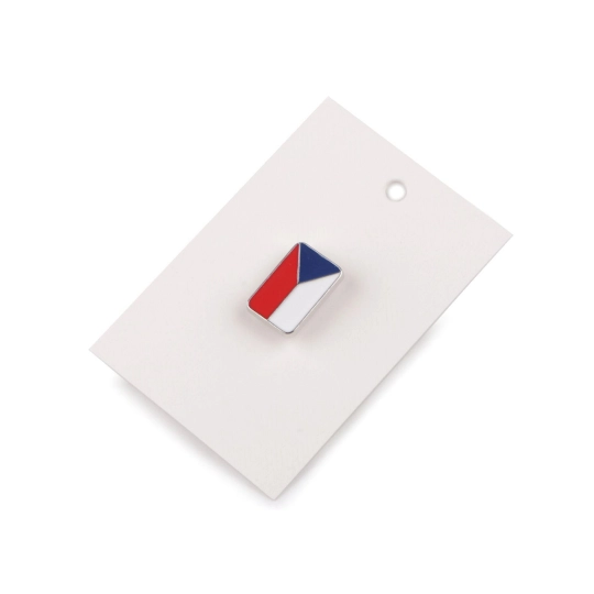 Brož / odznak mini vlajka Česká republika - 1 ks | Mimib