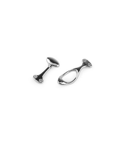 Kovové ozdobné zapínání 10x36 mm - 1 pár | Mimib