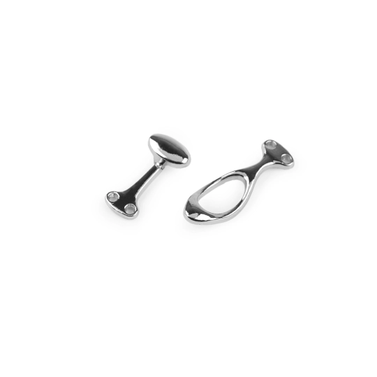 Kovové ozdobné zapínání 10x36 mm - 1 pár | Mimib