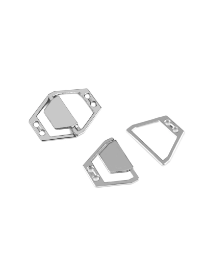Kovové ozdobné zapínání 20x26 mm - 1 pár | Mimib