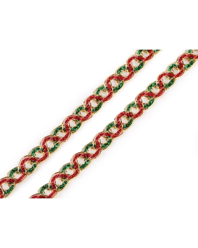 Vianočný leónsky prámik šírka 10 a 12 mm - 13.5 m | Mimib