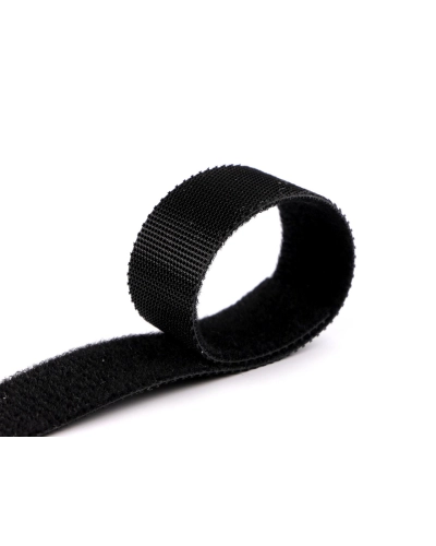 Nízkoprofilový suchý zips šírka 20 mm obojstranný, pre domácnosť a záhradu - 1 m | Mimib