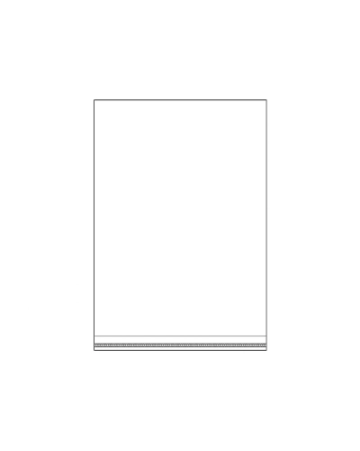PP sáček s lepicí klopou 20x29 cm - 100 ks | Mimib