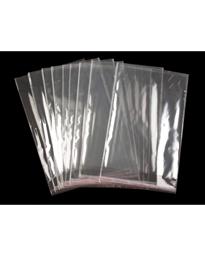 PP sáček s lepicí klopou 20x29 cm - 100 ks | Mimib