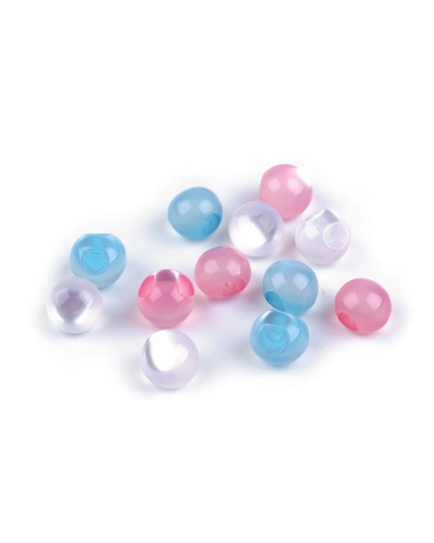 Perla k našití / knoflík kočičí oko Ø10 mm - 10 ks | Mimib