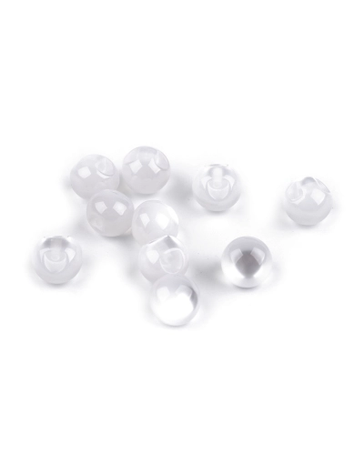 Perla k našití / knoflík kočičí oko Ø10 mm - 10 ks | Mimib