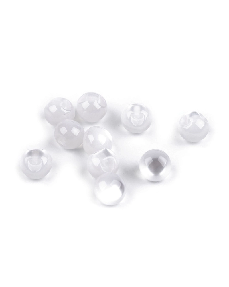 Perla k našití / knoflík kočičí oko Ø10 mm - 10 ks | Mimib