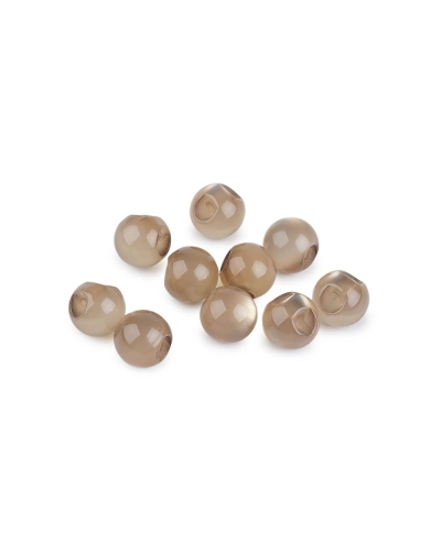 Perla k našití / knoflík kočičí oko Ø10 mm - 10 ks | Mimib