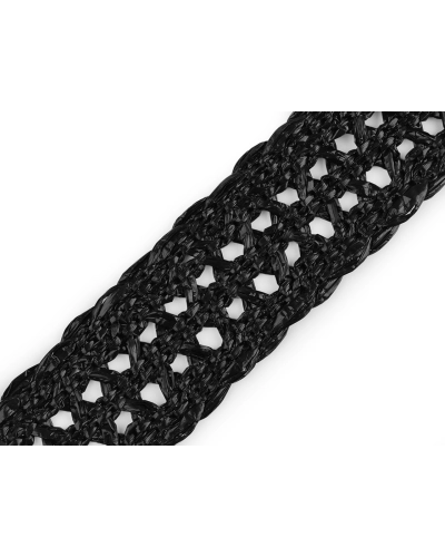 Splétaný popruh šíře 50 mm imitace slámy - 1 m | Mimib