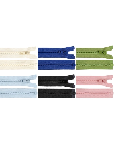Kostěný zip YKK No 3 délka 55 cm - 1 ks | Mimib