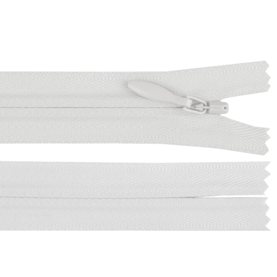 Spirálový zip skrytý YKK No 4 délka 60 cm - 1 ks | Mimib