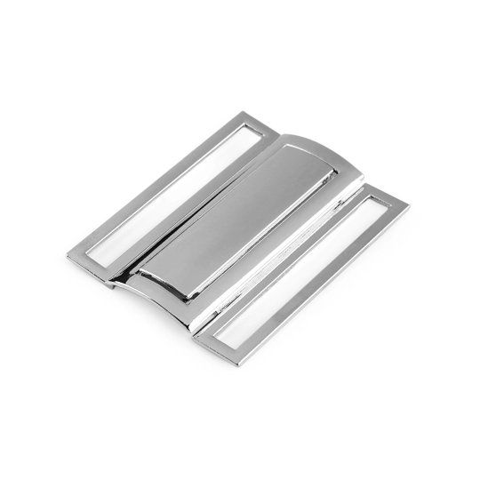 Kovová spona na kabáty, bundy, průvlek 48 mm - 1 pár | Mimib