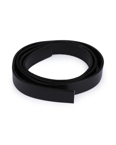 Kožený popruh / ucho na tašky - polotovar šíře 20 mm - 1 ks | Mimib
