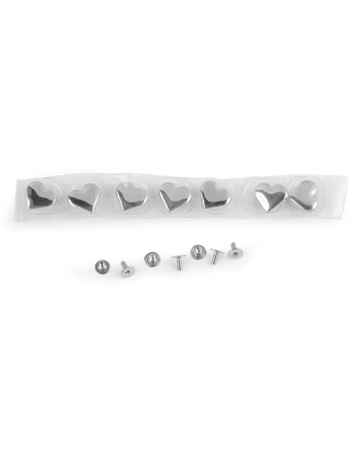 Sedlářský nýt šroubovací srdce 15x14 mm - 7 pár | Mimib